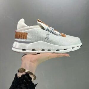 On Cloudnova White/Pearl Womens Sneakers